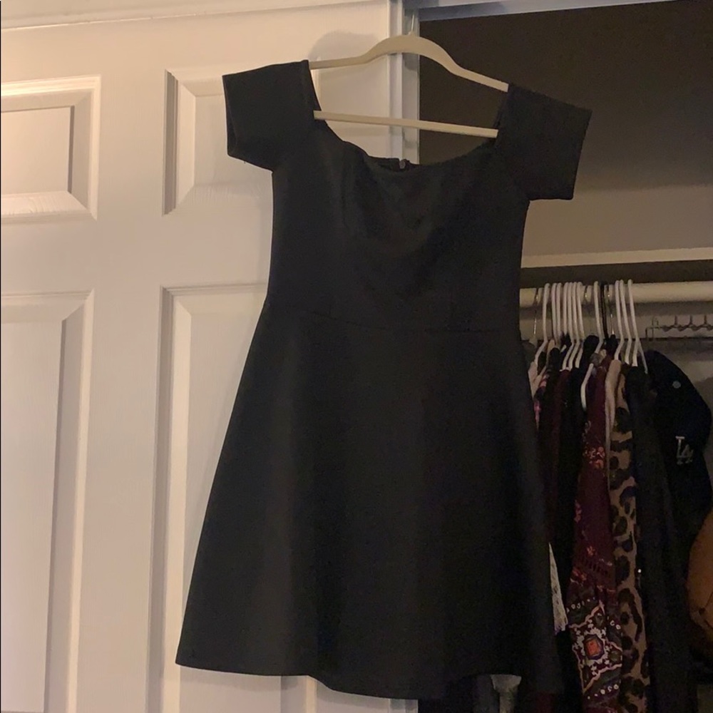 Fully lined black dress